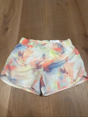Old Navy Active Kid’s Size L (10-12) Tie-Dye Pastel Running Shorts.